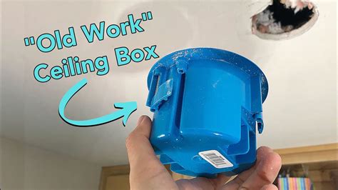 ceiling electrical box no stud|installing electrical box in ceiling.